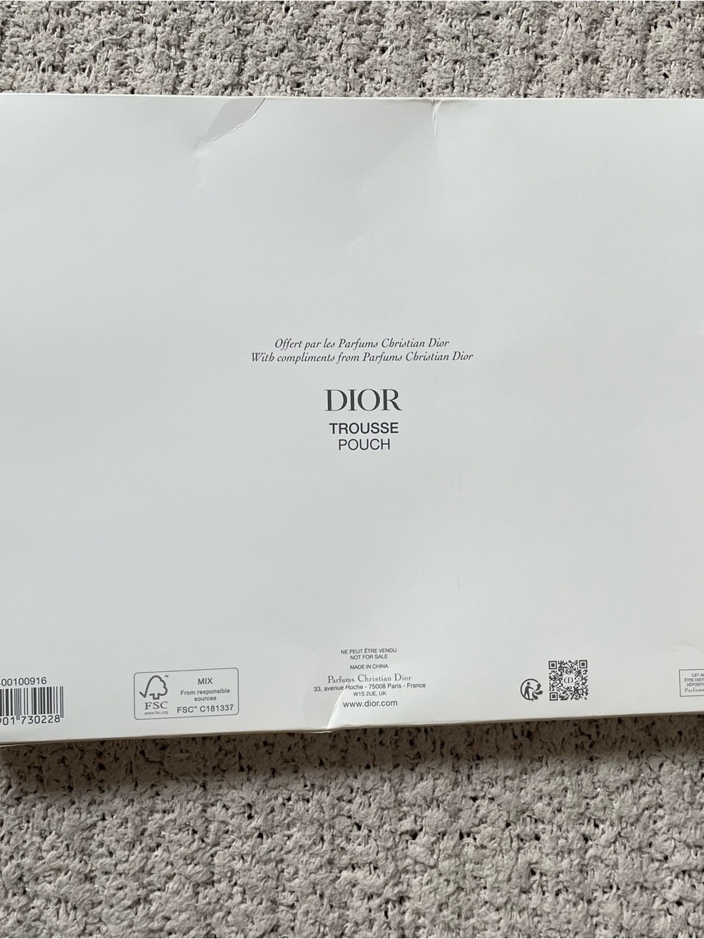 Dior White and Red Christian Dior Clutch Wristlet - Picture 5 of 5